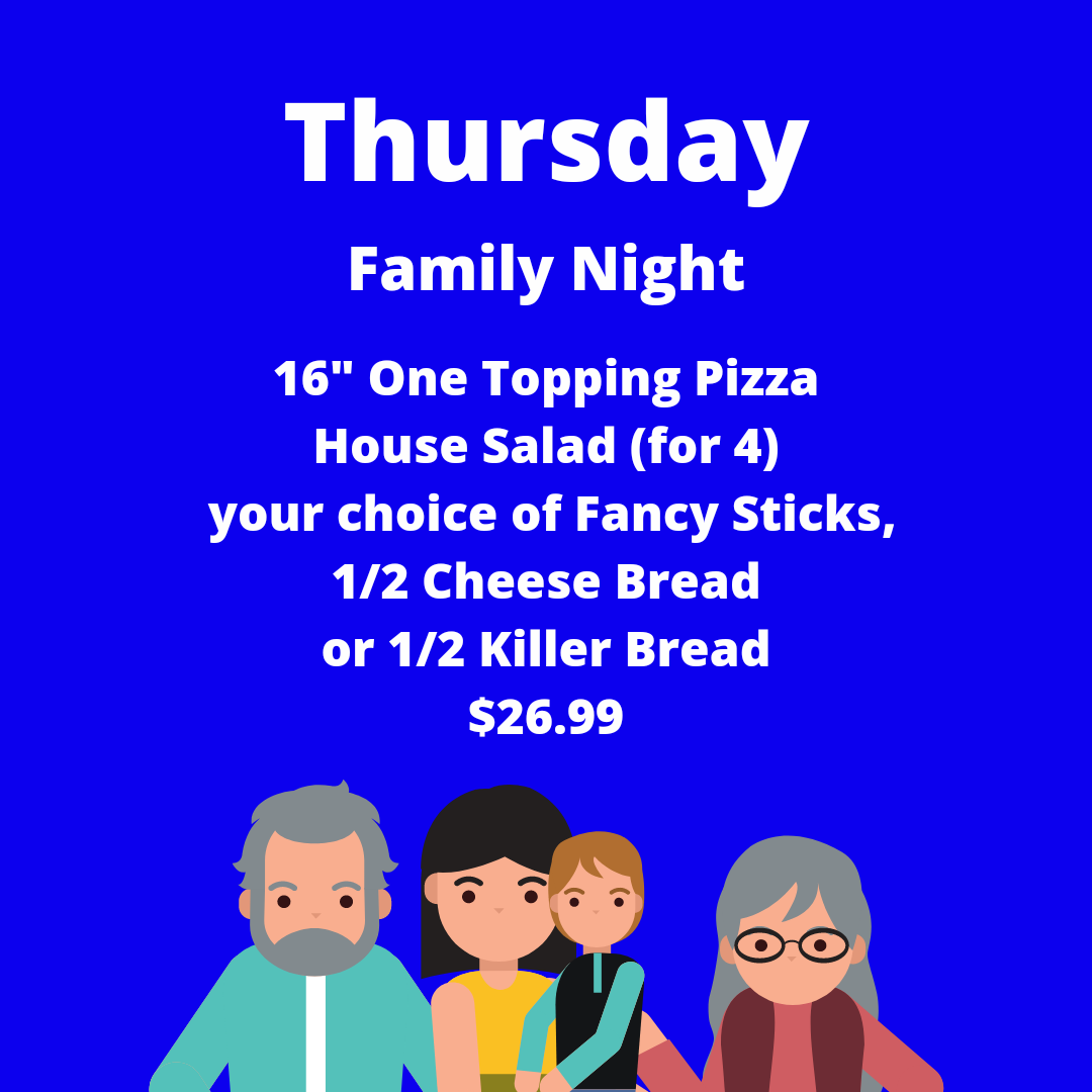 DAILY SPECIALS & KIDS MENU Reeds Spring Pizza Company Missouri